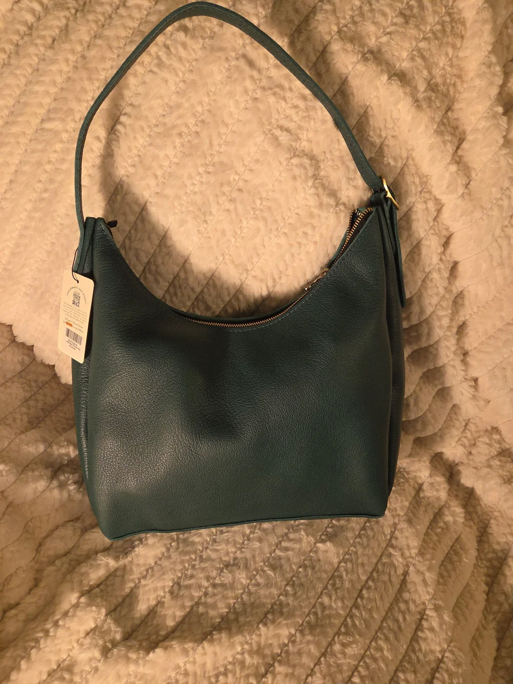 NEW Beautiful Portland Leather Goods Lg Aspen Shoulder Bag in Seaglass! - Picture 3 of 6